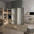 BOTANICAL SPARK Biombo Decorativo de 4 Painéis