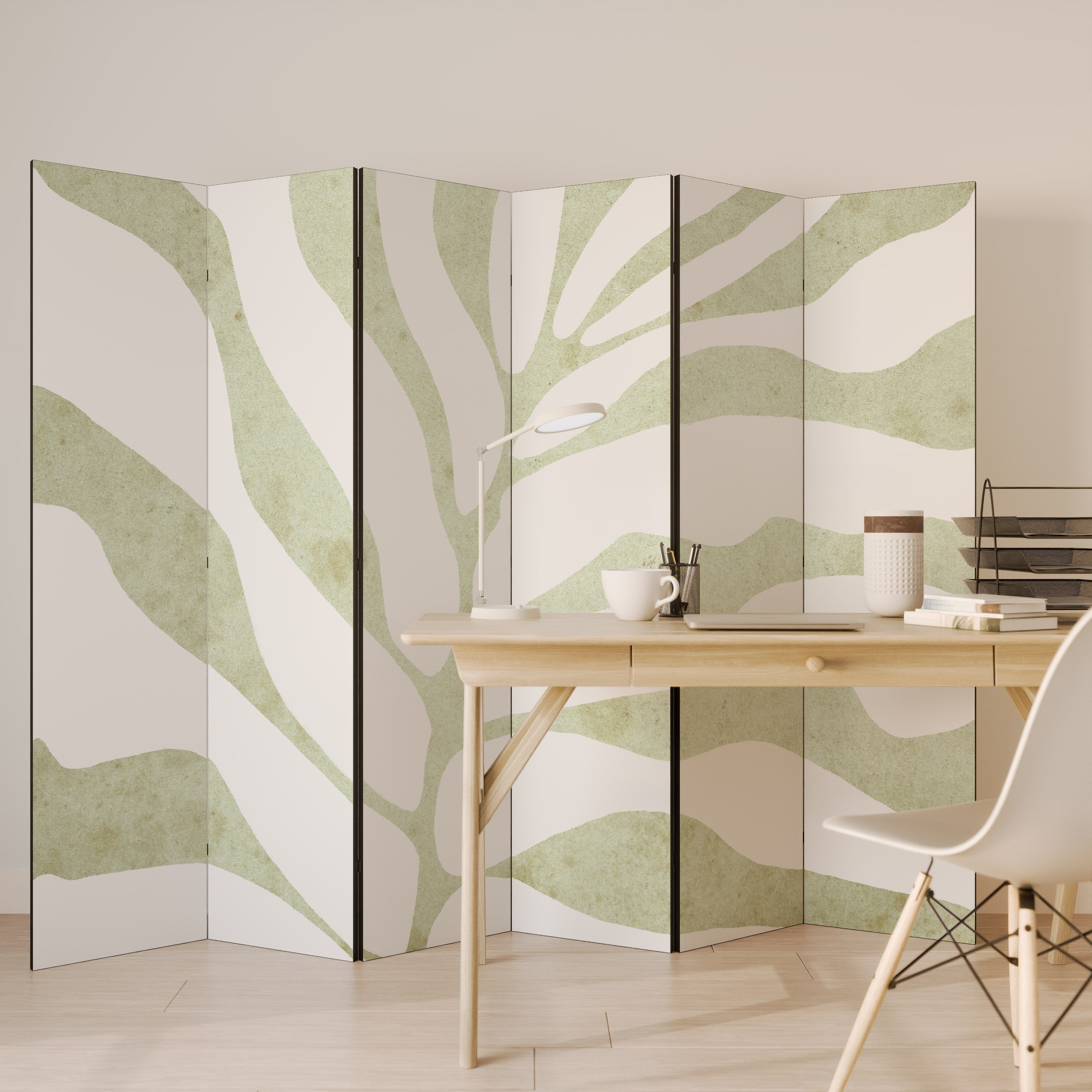 BOTANICAL SPARK Decorative 6-Panel Room Divider