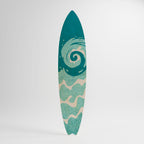 AQUA HELIX Painel Decorativo Prancha de Surf