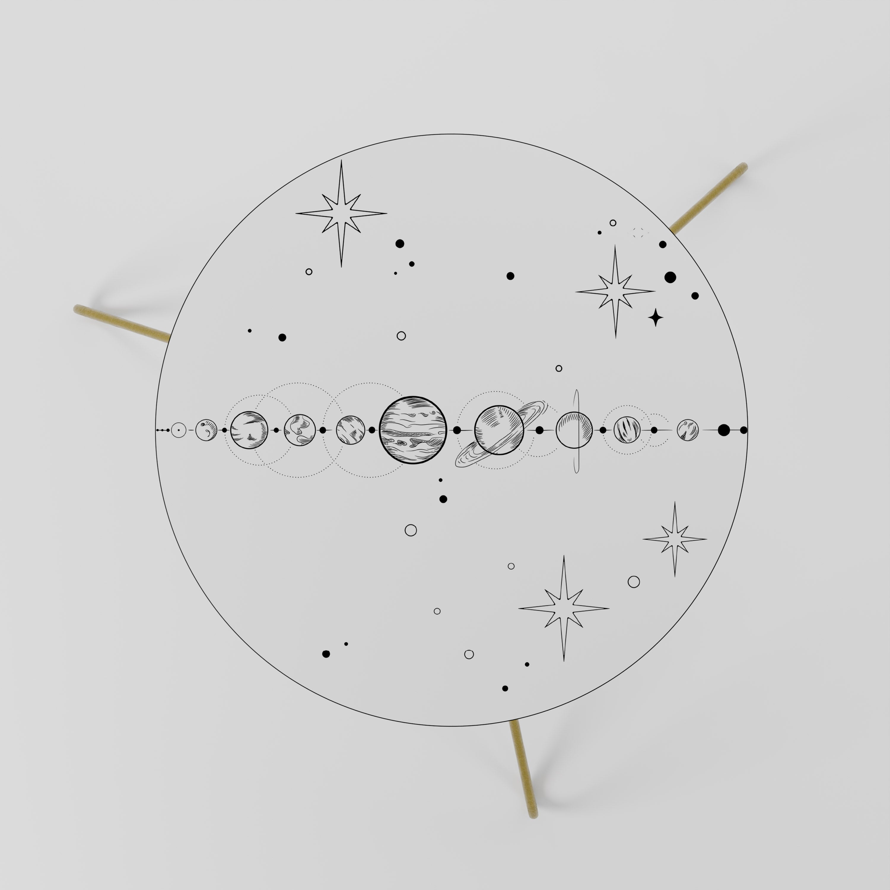 GALAXY OUTLINE Coffee Table 60