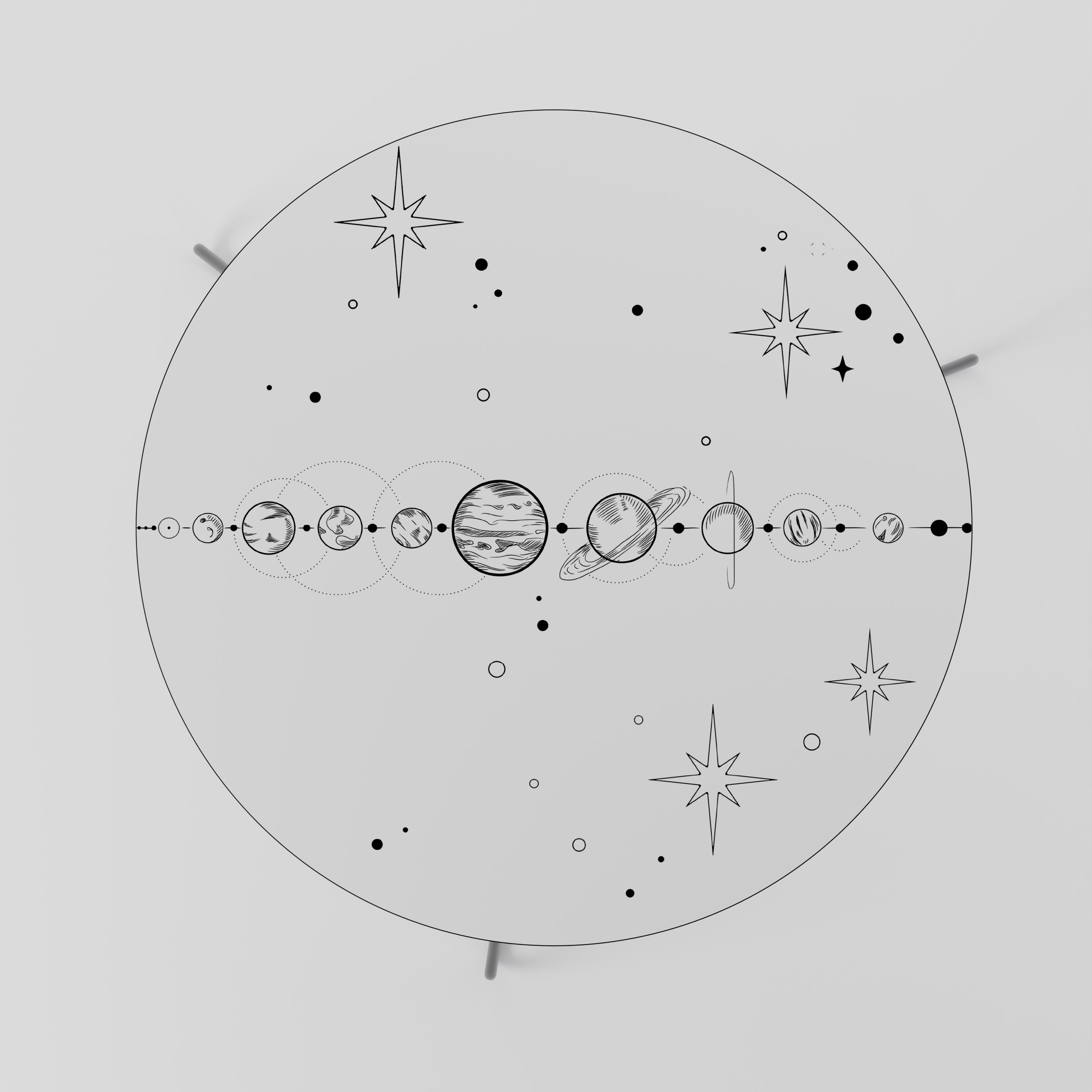 GALAXY OUTLINE Mesa de Centro 69