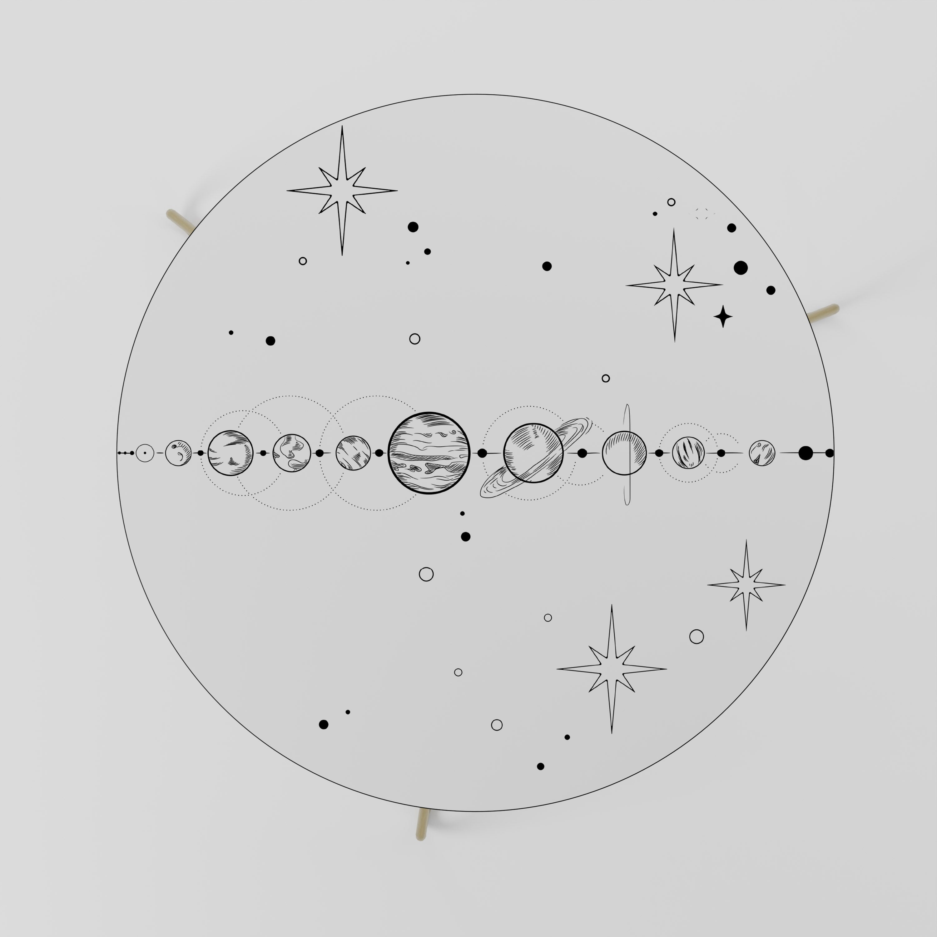 GALAXY OUTLINE Mesa de Centro 69