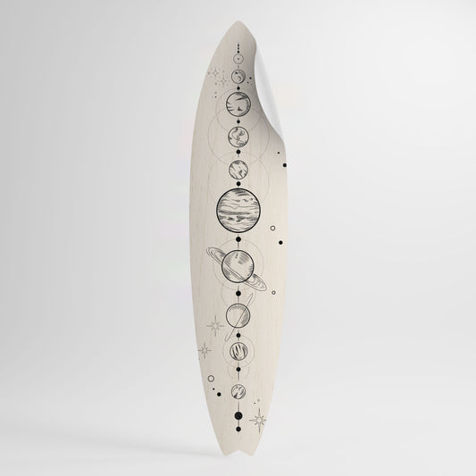 GALAXY OUTLINE Autocolante Prancha de Surf