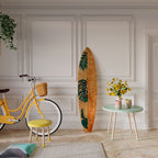 PALM LEAF SURFBOARD Painel Decorativo Prancha de Surf
