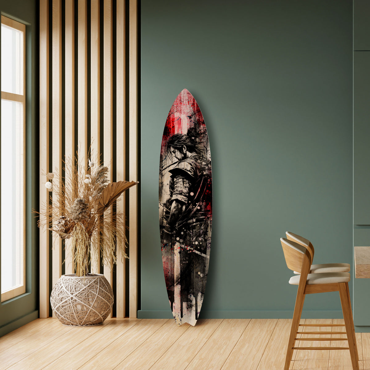 ARTIST ON THE EDGE Painel Decorativo Prancha de Surf