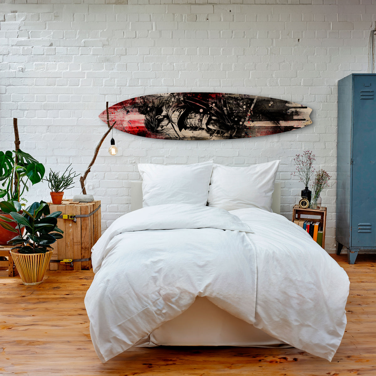ARTIST ON THE EDGE Painel Decorativo Prancha de Surf