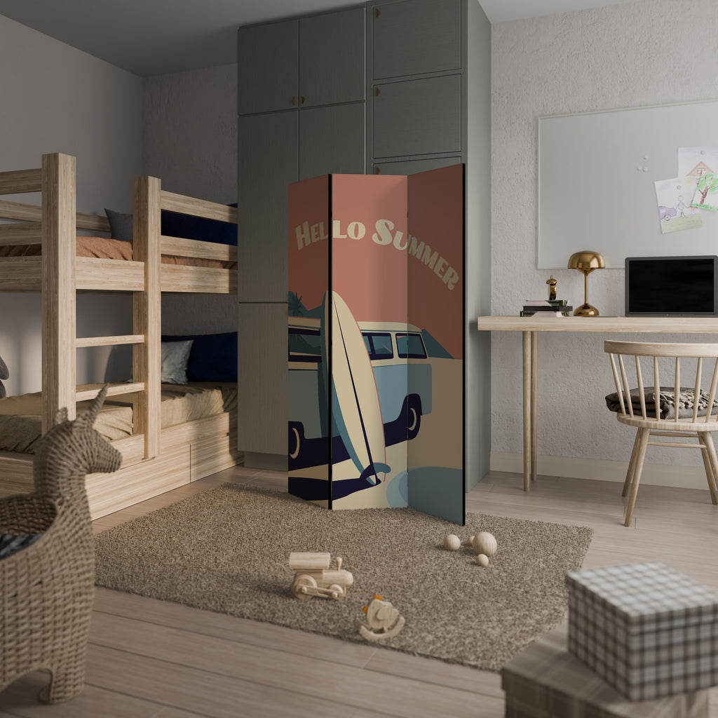 HELLO SUMMER 3-Panel Room Divider