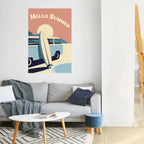 HELLO SUMMER Poster Vertical Autocolante