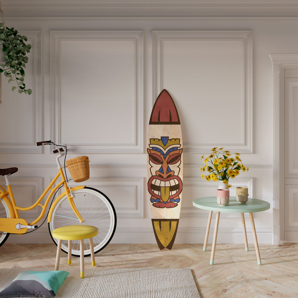 TOTEM TIKI Painel Decorativo Prancha de Surf