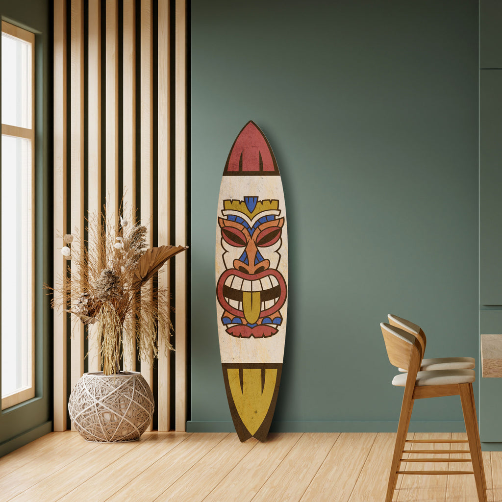 TOTEM TIKI Painel Decorativo Prancha de Surf