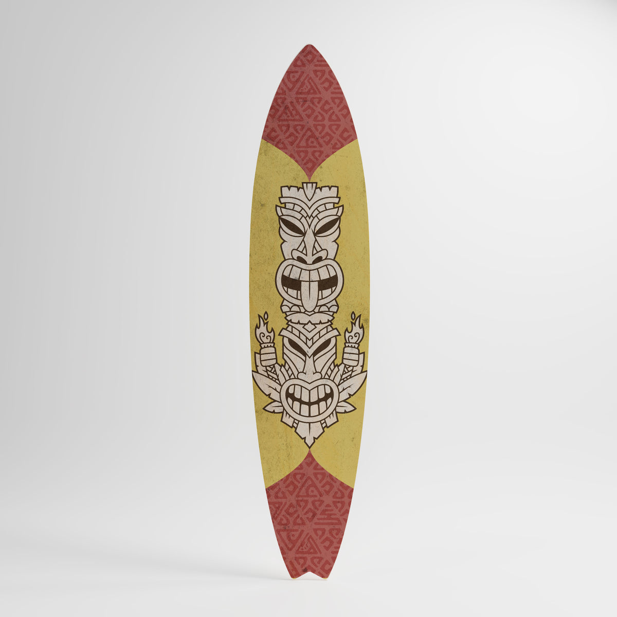 TIKI TOTEM Painel Decorativo Prancha de Surf