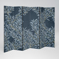 BLUE LEAVES Decorative 6-Panel Room Divider