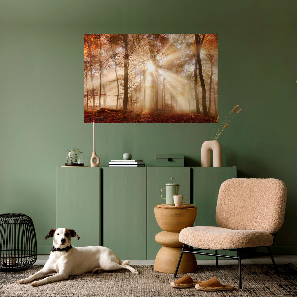 WHISPERS OF AUTUMN Peel and Stick Horizontal Poster