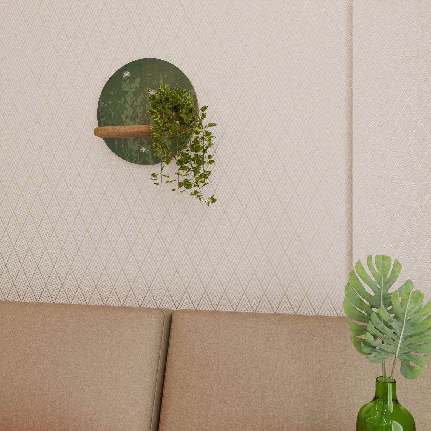 DANDELION HOLD Art Shelf