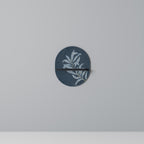 SHADOW BRANCH Prateleira Oval Decorativa em Acabamento Preto