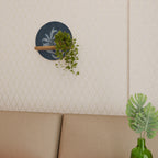 SHADOW BRANCH Prateleira Redonda Decorativa em Efeito Carvalho