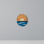 SUNNY SLIDE Prateleira Oval Decorativa em Acabamento Preto