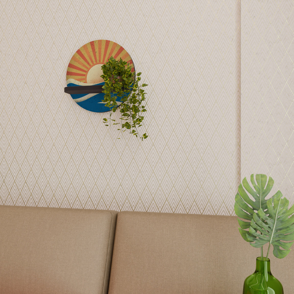 SUNNY SLIDE Prateleira Artística