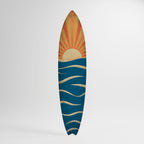 SUNNY SLIDE Painel Decorativo Prancha de Surf