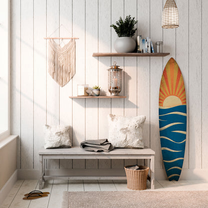 SUNNY SLIDE Painel Decorativo Prancha de Surf