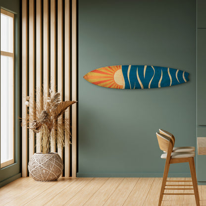 SUNNY SLIDE Painel Decorativo Prancha de Surf