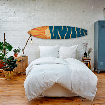 SUNNY SLIDE Painel Decorativo Prancha de Surf