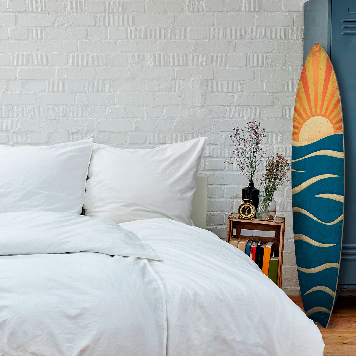 SUNNY SLIDE Painel Decorativo Prancha de Surf