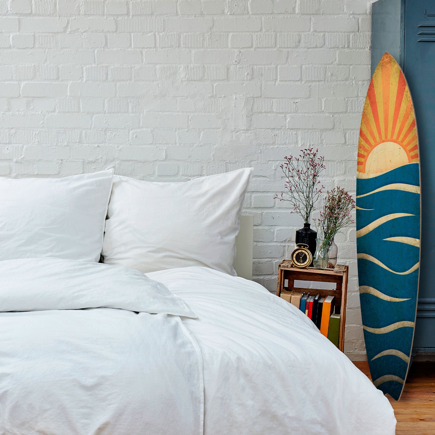 SUNNY SLIDE Painel Decorativo Prancha de Surf