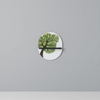 WILDERNESS DASH Prateleira Oval Decorativa em Acabamento Preto