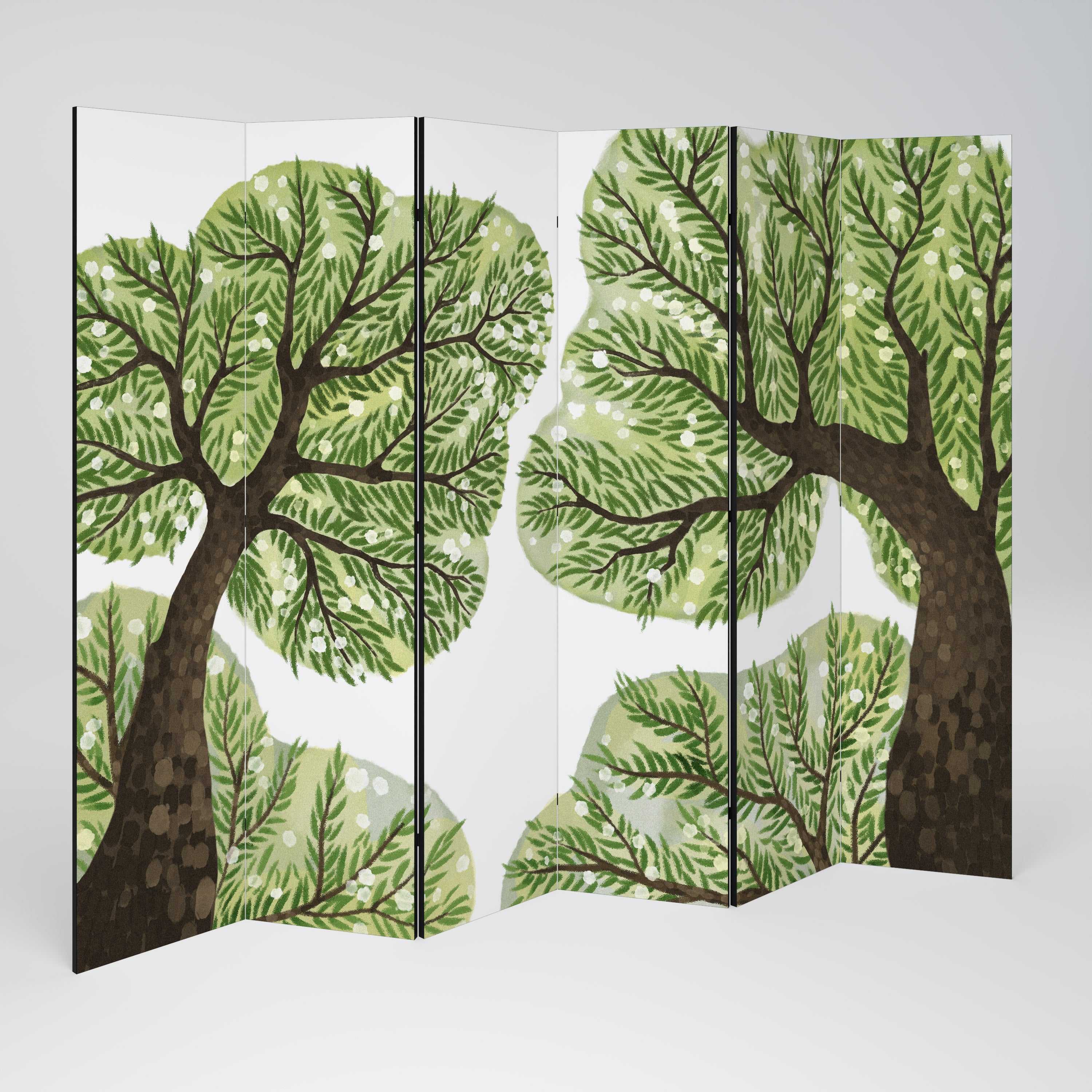 WILDERNESS DASH Decorative 6-Panel Room Divider