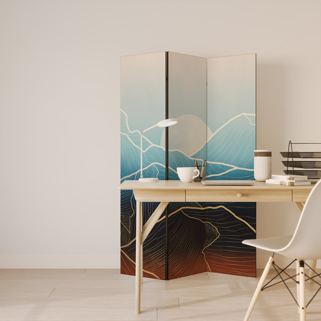 LUNAR SECRETS Decorative 3-Panel Room Divider