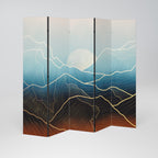 LUNAR SECRETS Decorative 5-Panel Room Divider