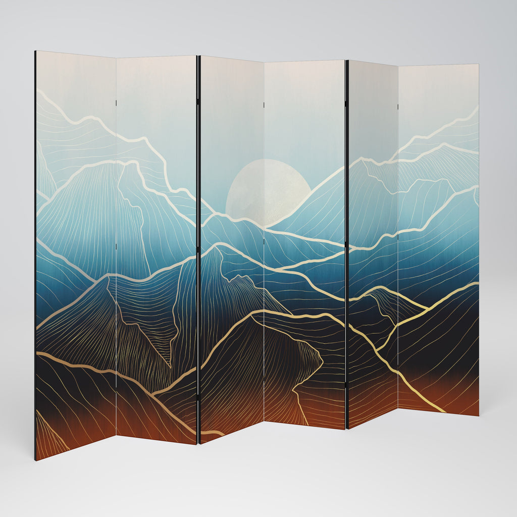 LUNAR SECRETS Decorative 6-Panel Room Divider