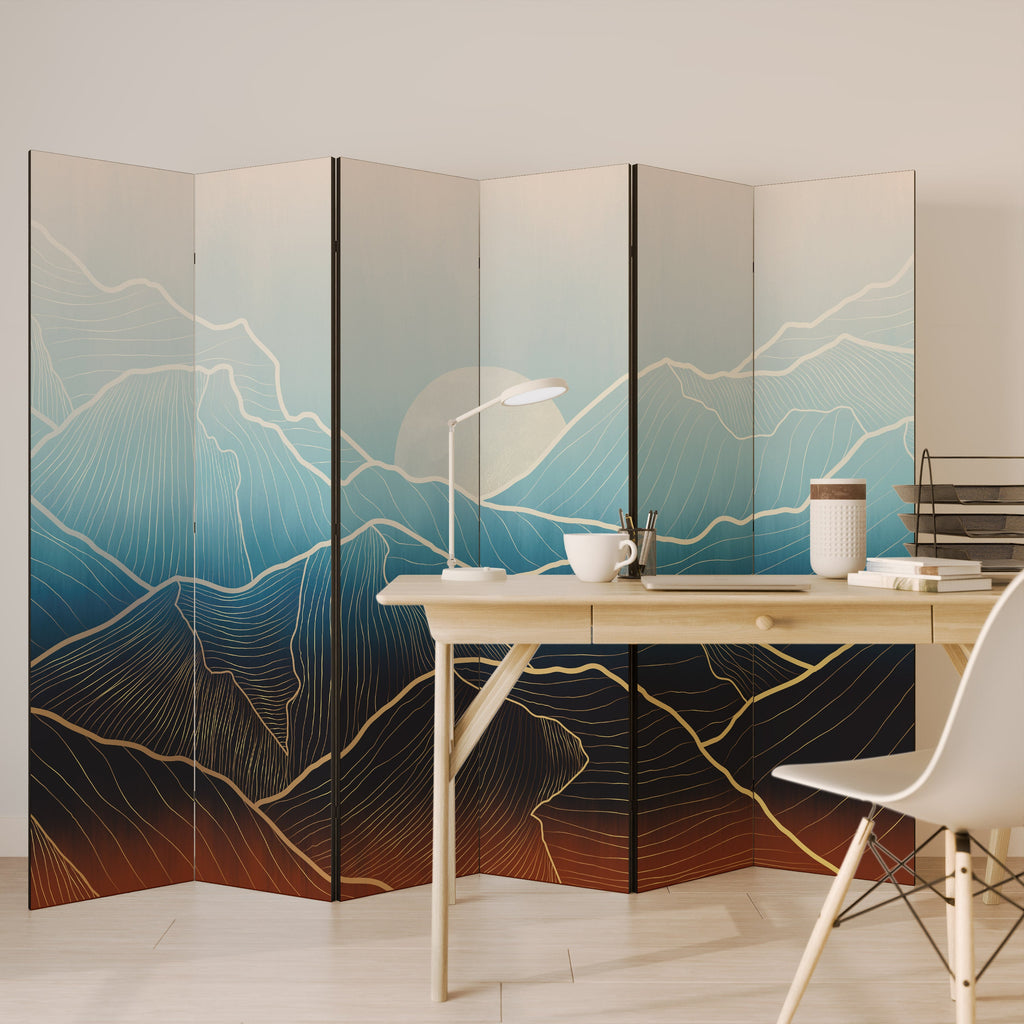 LUNAR SECRETS Decorative 6-Panel Room Divider