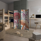 FUNGUS FANTASY Biombo Decorativo de 4 Painéis