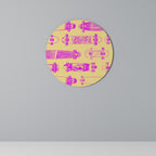 SKATEBOARD ARTISTRY Quadro Redondo Decorativo