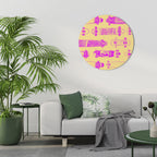 SKATEBOARD ARTISTRY Quadro Redondo Decorativo