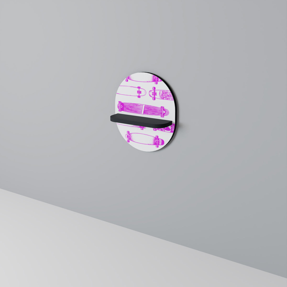 SKATEBOARD SKETCH Prateleira Artística