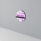 SKATEBOARD SKETCH Prateleira Oval Decorativa em Acabamento Preto