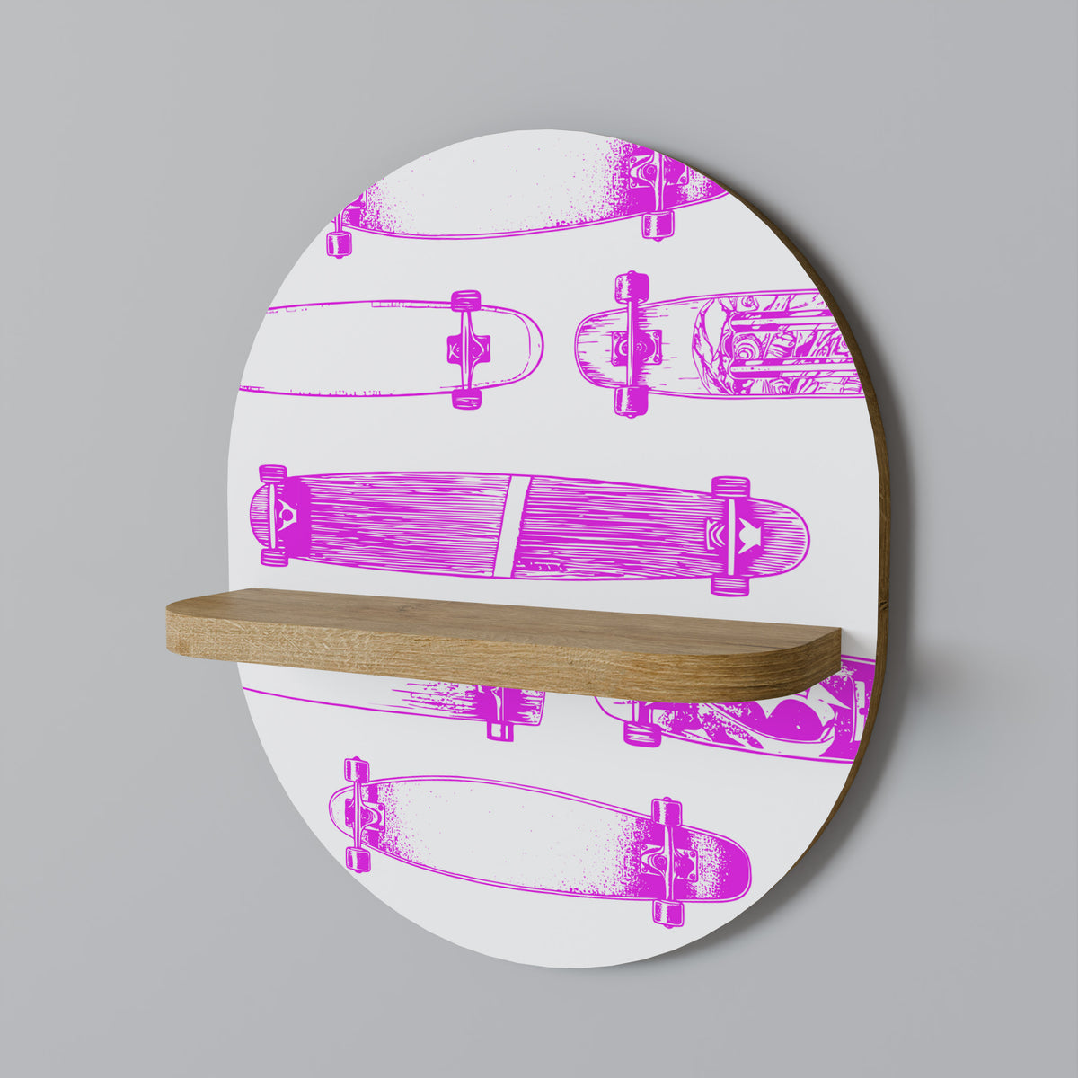 SKATEBOARD SKETCH Prateleira Artística