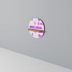 SKATEBOARD SKETCH Prateleira Oval Decorativa em Efeito Carvalho