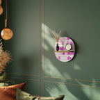 SKATEBOARD SKETCH Prateleira Oval Decorativa em Efeito Carvalho