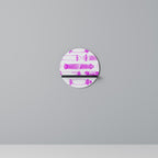 SKATEBOARD SKETCH Prateleira Redonda Decorativa em Acabamento Preto