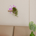 SKATEBOARD SKETCH Round Art Shelf In Oak Effect