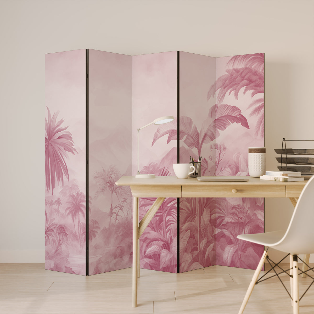 SWEET TROPICS Biombo de 5 Painéis