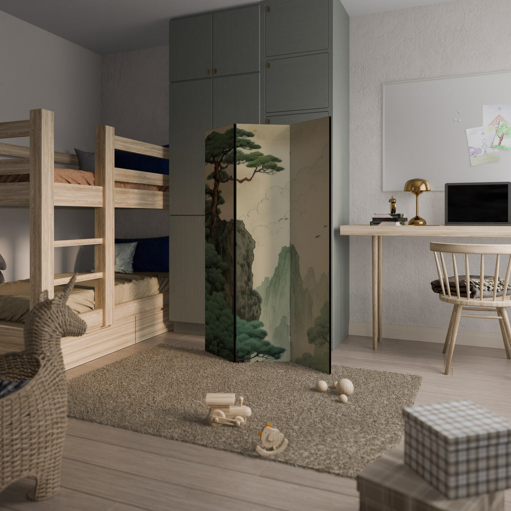 VERDURE ABYSS Biombo Decorativo de 3 Painéis