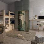 VERDURE ABYSS Biombo Decorativo de 3 Painéis