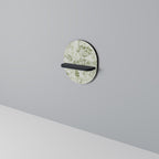 FENNEL BALDACHIN Prateleira Oval Decorativa em Acabamento Preto