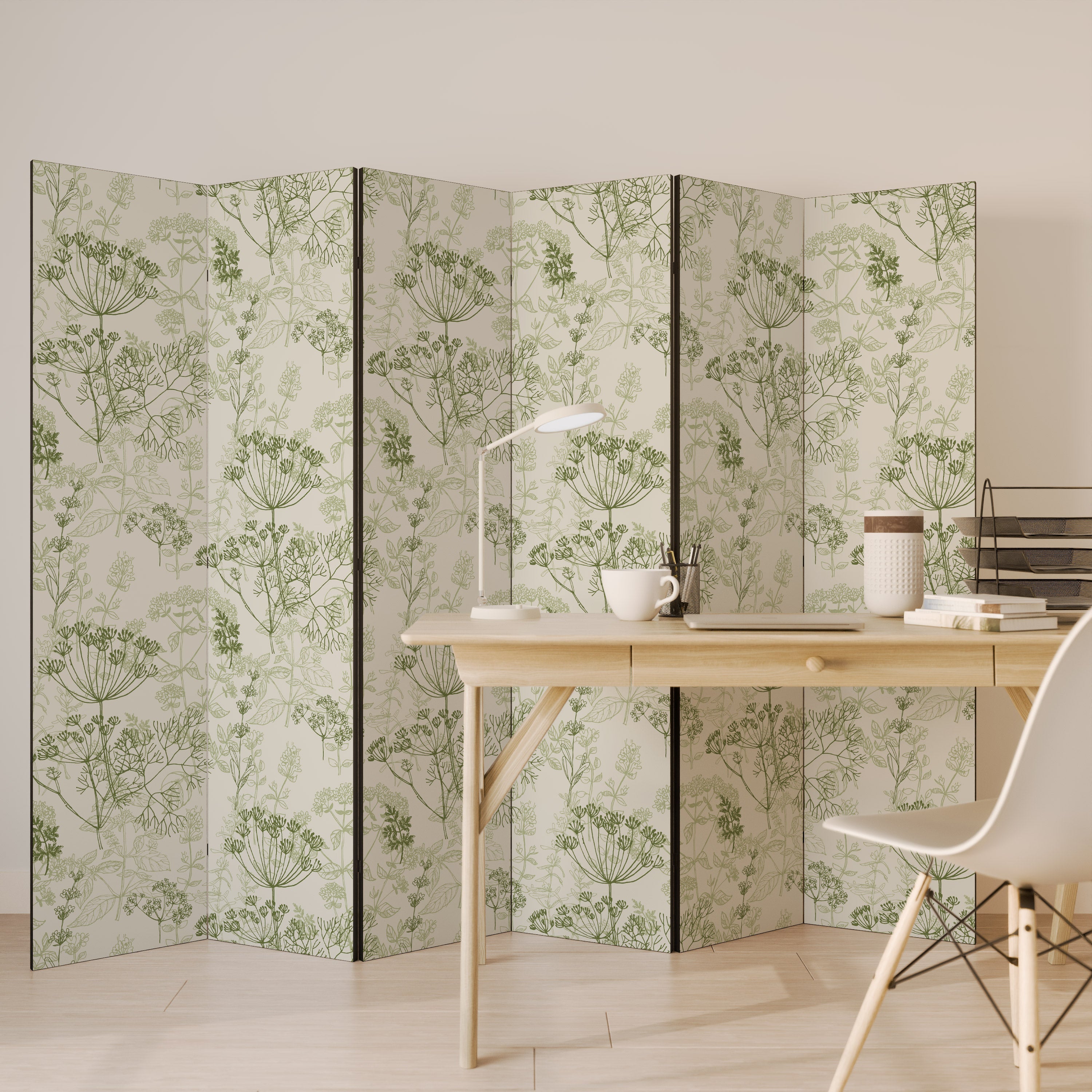 FENNEL BALDACHIN Decorative 6-Panel Room Divider