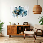 ELEGANT AQUARELLE Peel and Stick Horizontal Poster